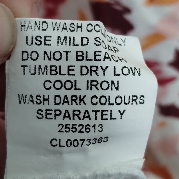 Wayward Fancies eShakti Cap Sleeve V-Neck Midi Dress Size 1X - Picture 8 of 8